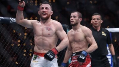 Hasil UFC 311 – Teriakan Khabib Nurmagomedov Tak Berguna, Umar Nurmagomedov Dipecundangi dan Diejek Merab Dvalishvili yang Juara Lagi