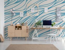Motif Cat Dinding 2 Warna, Inspirasi Rumah Impian Anda